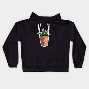 Aloe Plant Kids Hoodie